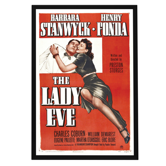 "Lady Eve" (1941) Framed Movie Poster