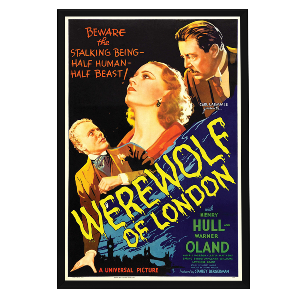 "Werewolf Of London" (1935) Framed Movie Poster