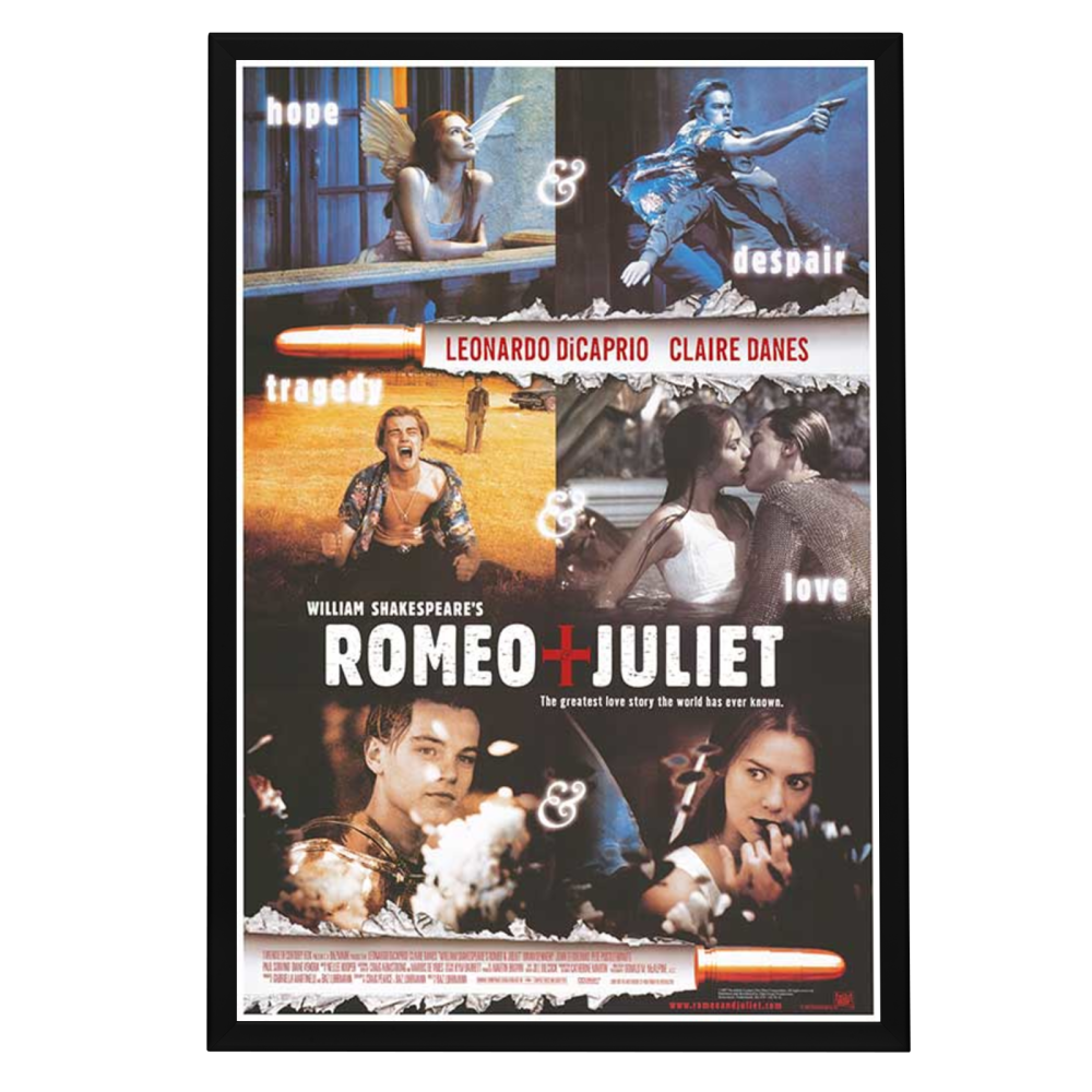"Romeo and Juliet" (1996) Framed Movie Poster