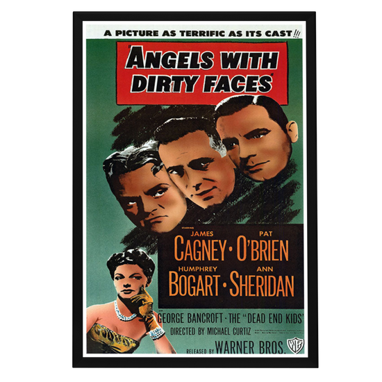 "Angels with Dirty Faces" (1938) Framed Movie Poster