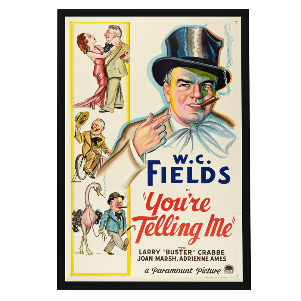 "You're Telling Me" (1934) Framed Movie Poster