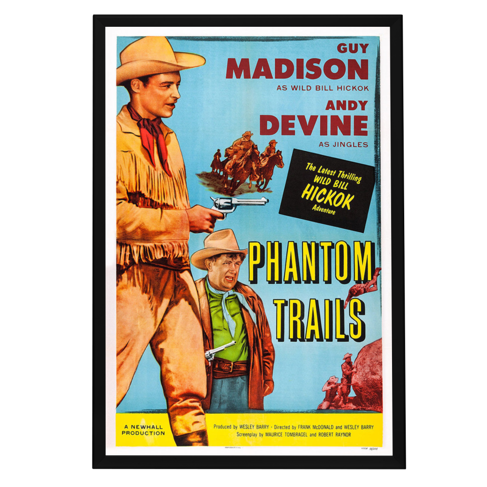 "Phantom Trails" (1955) Framed Movie Poster