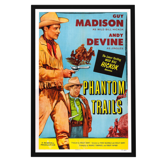 "Phantom Trails" (1955) Framed Movie Poster