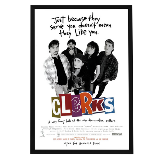 "Clerks" (1994) Framed Movie Poster