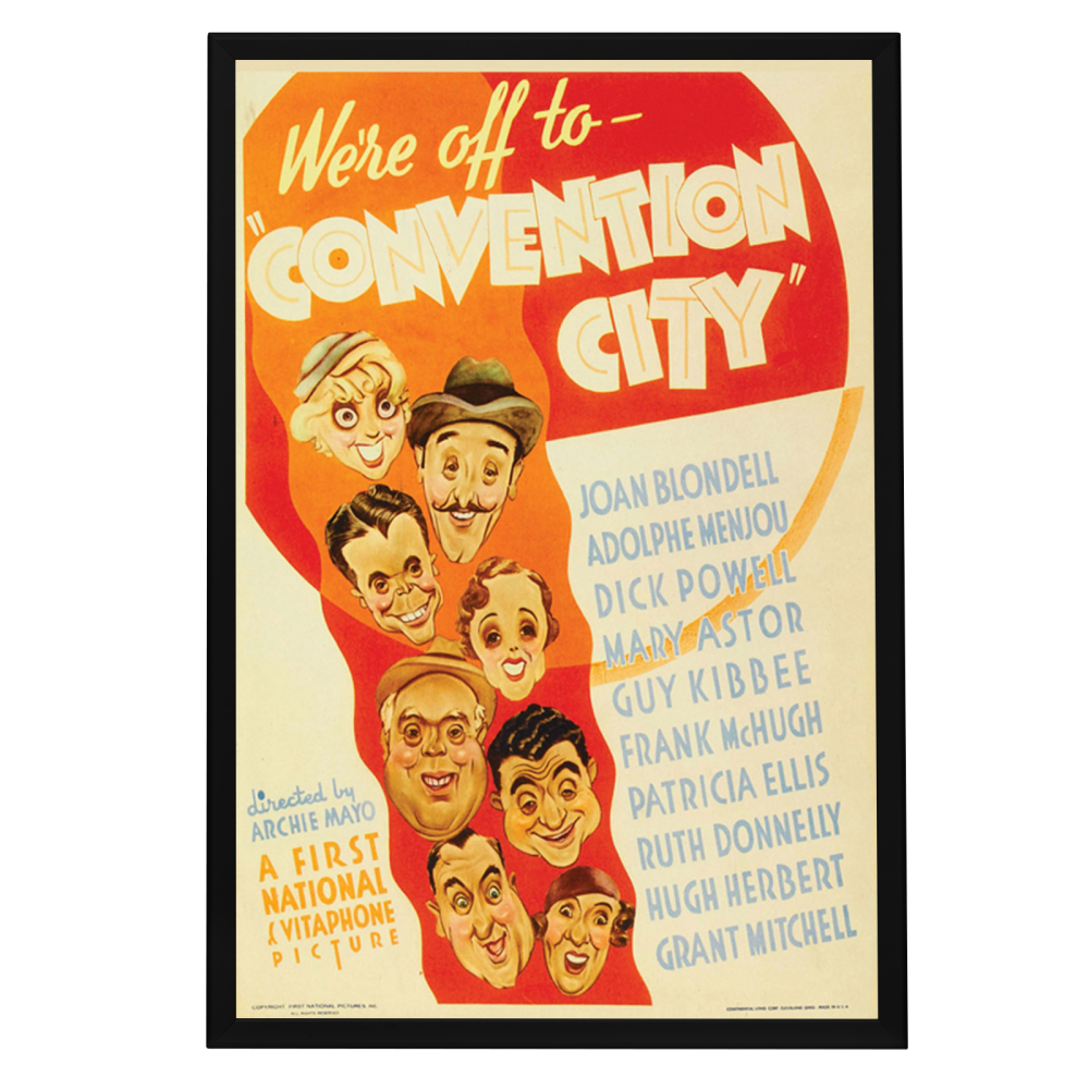 "Convention City" (1933) Framed Movie Poster