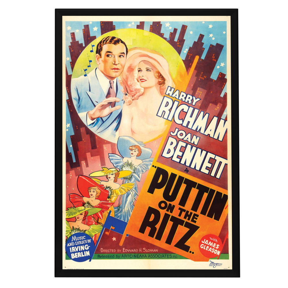 "Puttin' On The Ritz" (1930) Framed Movie Poster