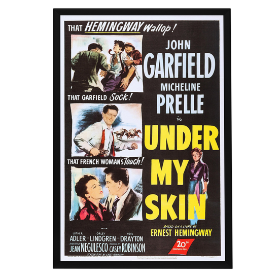 "Under My Skin" (1950) Framed Movie Poster