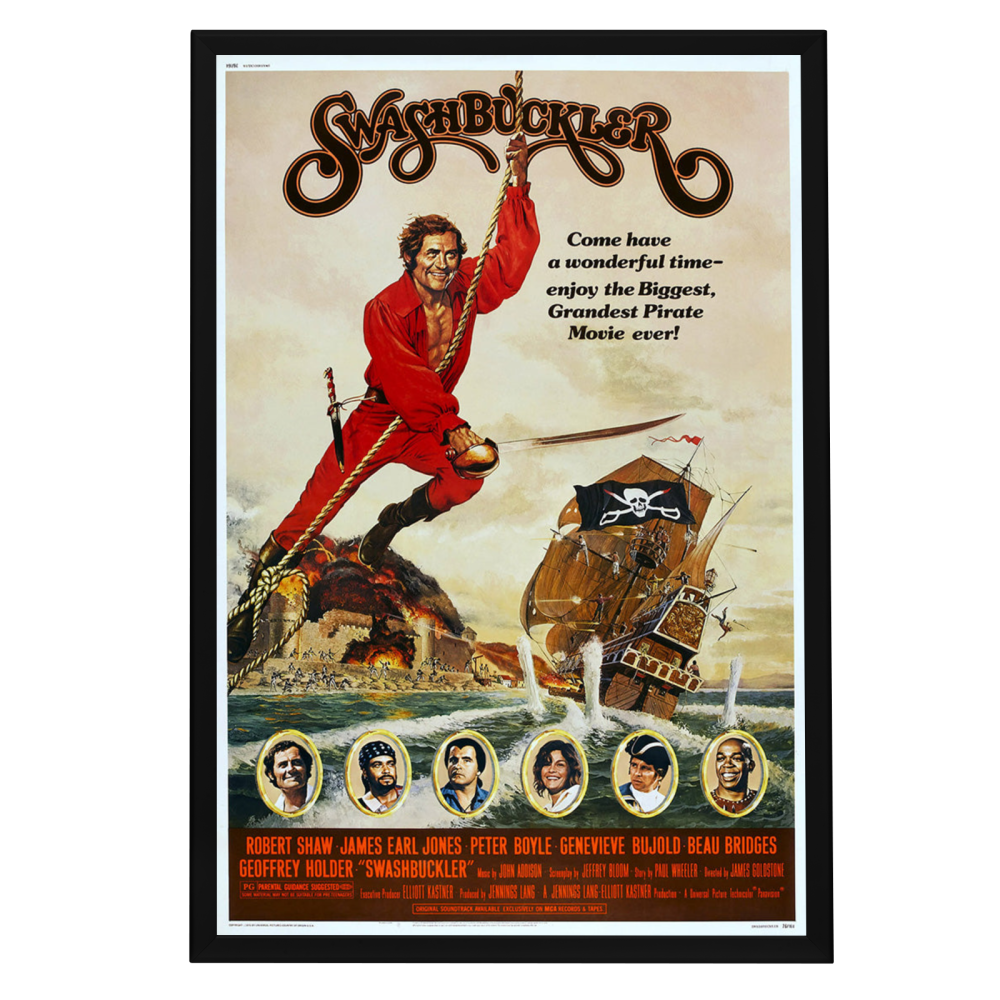 "Swashbuckler" (1976) Framed Movie Poster