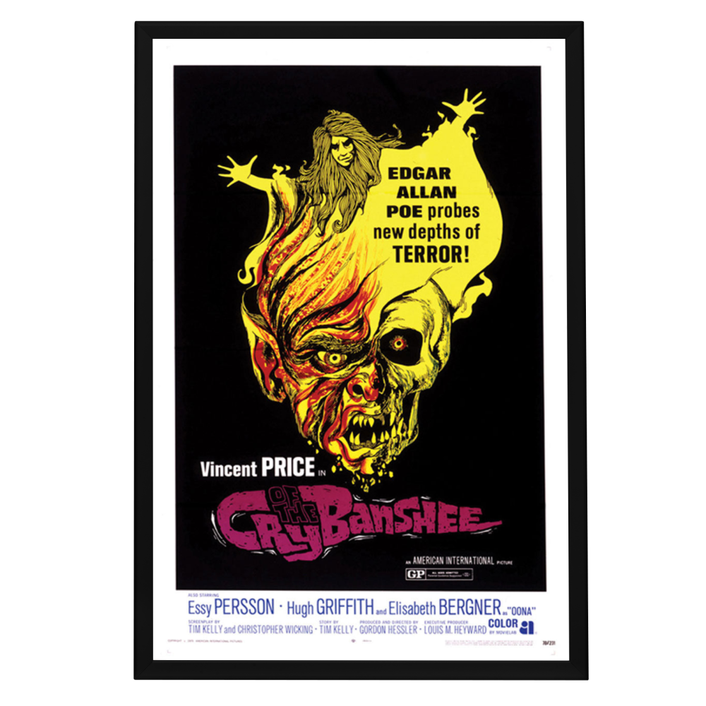 "Cry Of The Banshee" (1970) Framed Movie Poster