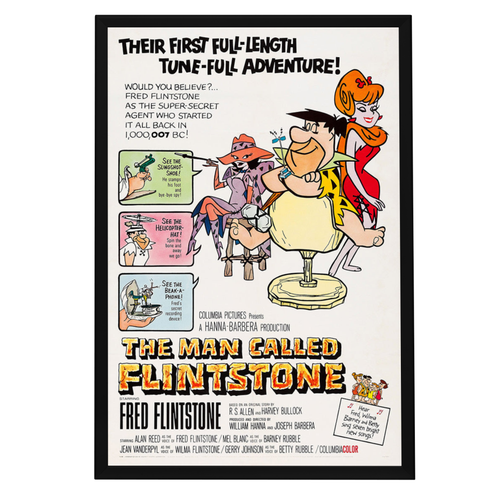 "Man Called Flintstone" (1966) Framed Movie Poster