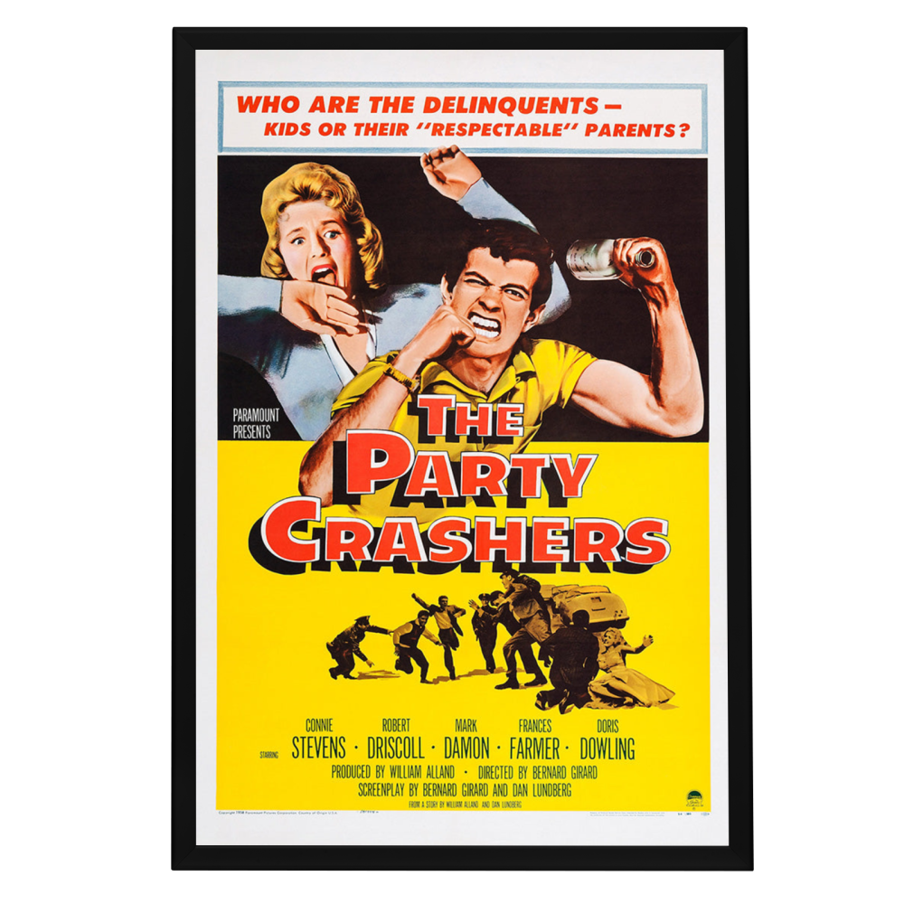 "Party Crashers" (1958) Framed Movie Poster