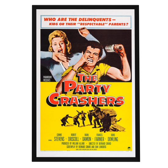 "Party Crashers" (1958) Framed Movie Poster