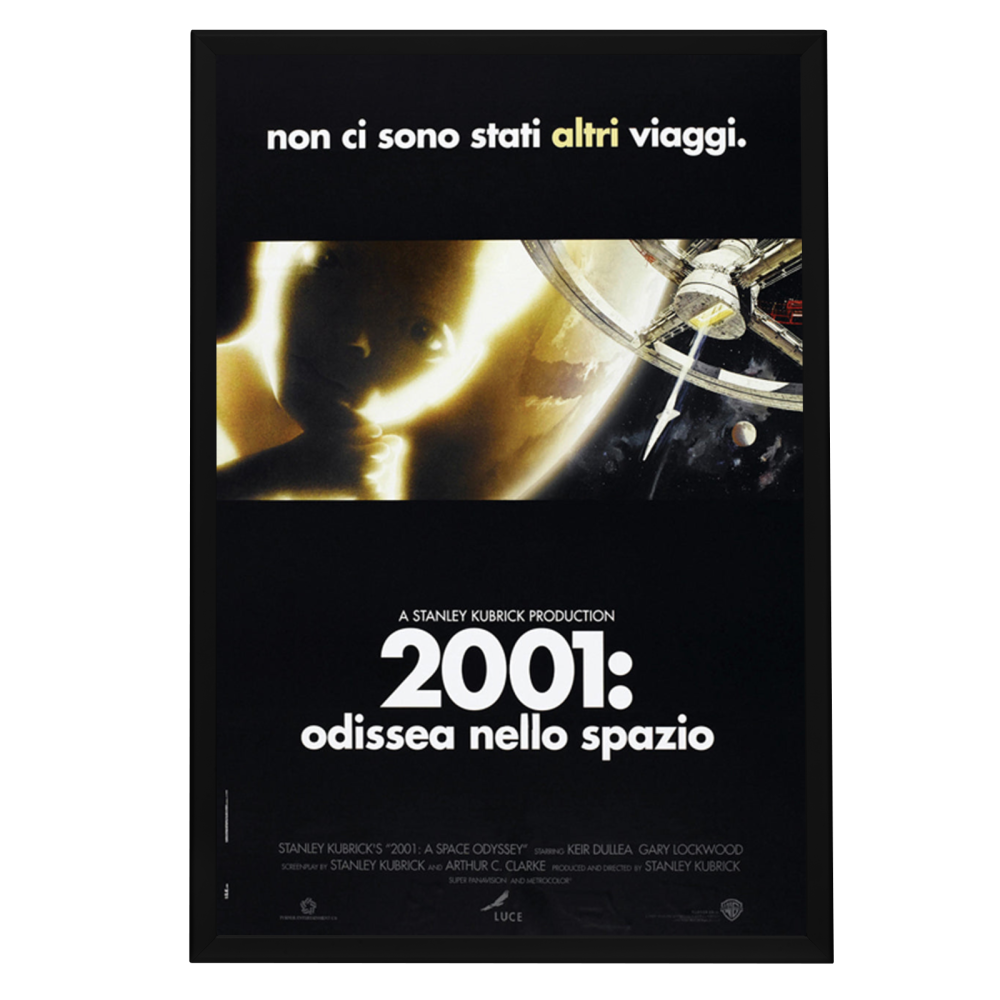 "2001: A Space Odyssey" (1968) Framed Movie Poster