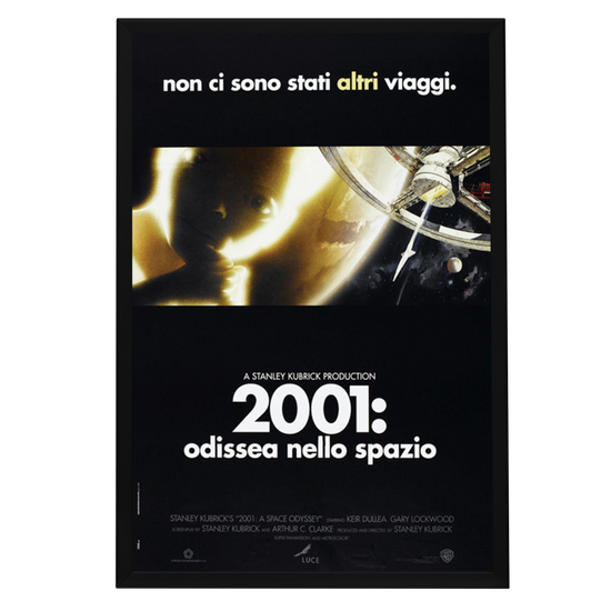 "2001: A Space Odyssey" (1968) Framed Movie Poster