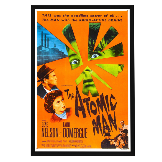 "Atomic Man" (1955) Framed Movie Poster