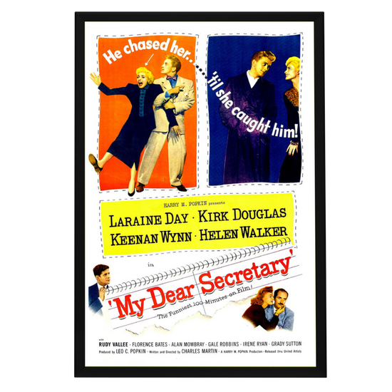 "My Dear Secretary" (1949) Framed Movie Poster