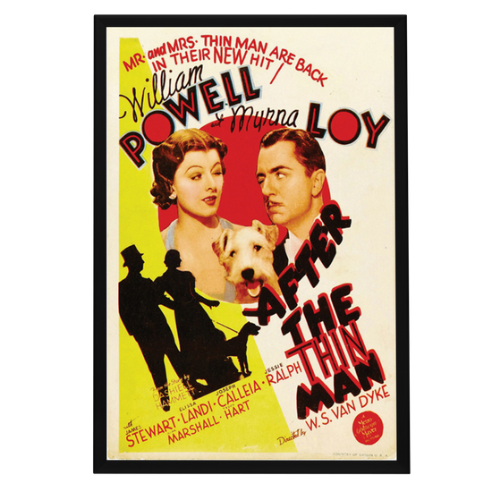 "After The Thin Man" (1936) Framed Movie Poster