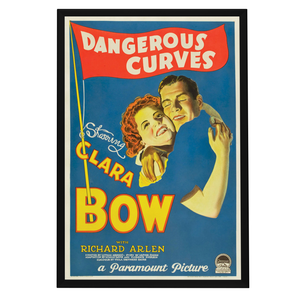 "Dangerous Curves" (1929) Framed Movie Poster
