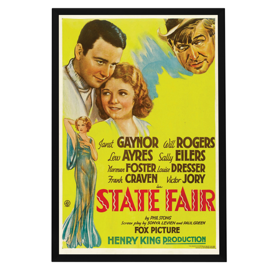 "State Fair" (1933) Framed Movie Poster