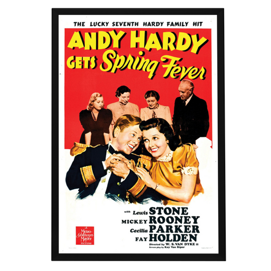 "Andy Hardy Gets Spring Fever" (1939) Framed Movie Poster