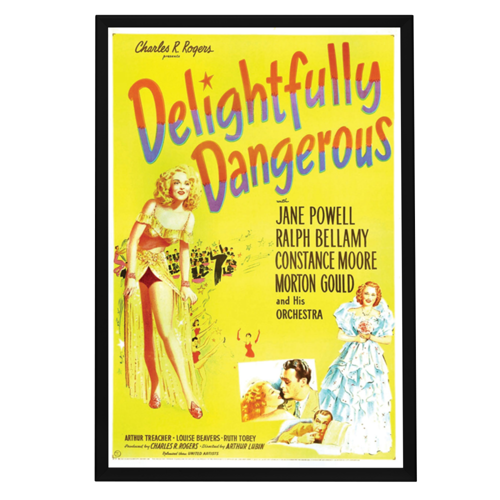 "Delightfully Dangerous" (1945) Framed Movie Poster