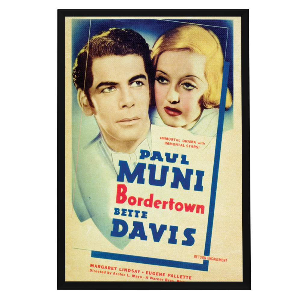 "Bordertown" (1935) Framed Movie Poster