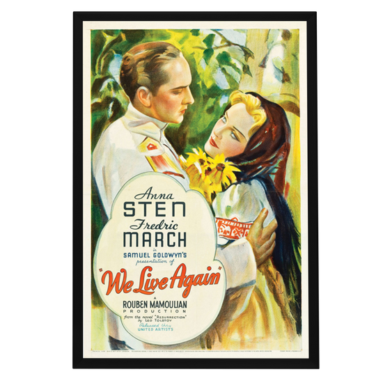 "We Live Again" (1934) Framed Movie Poster