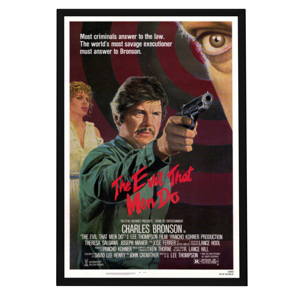 "Evil That Men Do" (1984) Framed Movie Poster