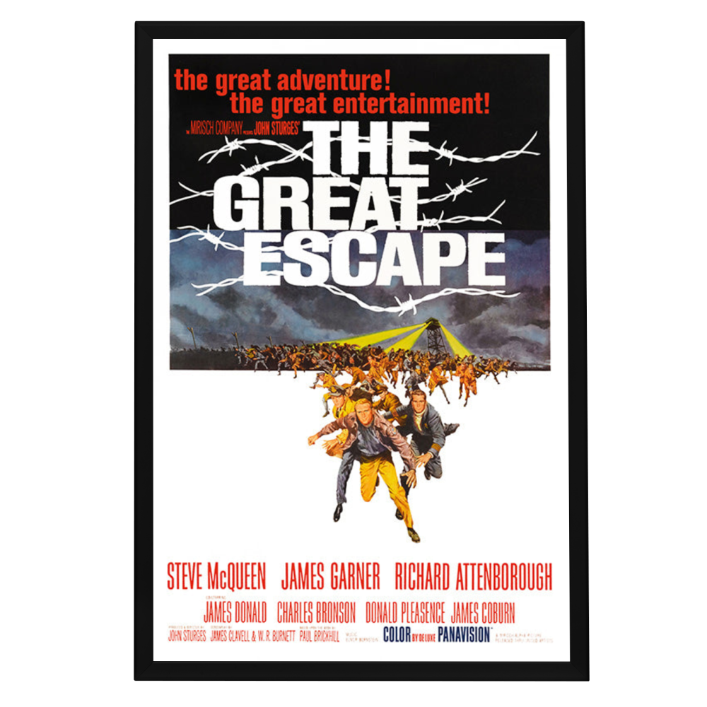 "Great Escape" (1963) Framed Movie Poster