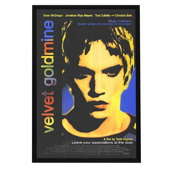 "Velvet Goldmine" (1998) Framed Movie Poster