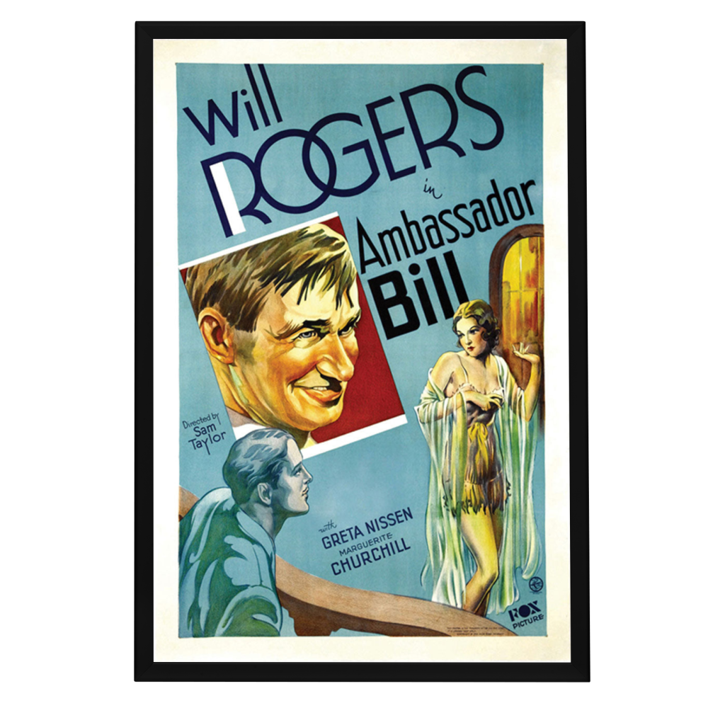 "Ambassador Bill" (1931) Framed Movie Poster