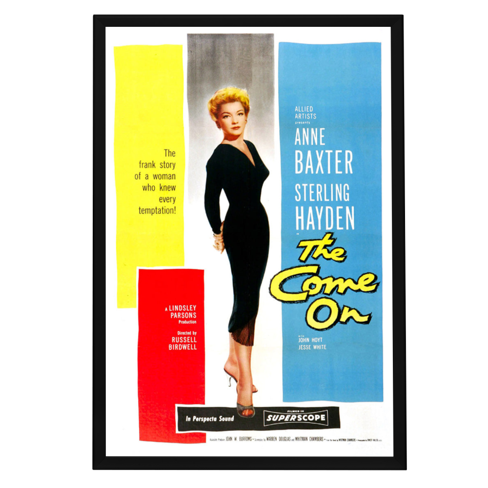 "Come On" (1956) Framed Movie Poster