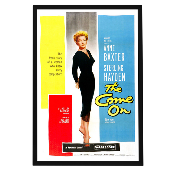 "Come On" (1956) Framed Movie Poster