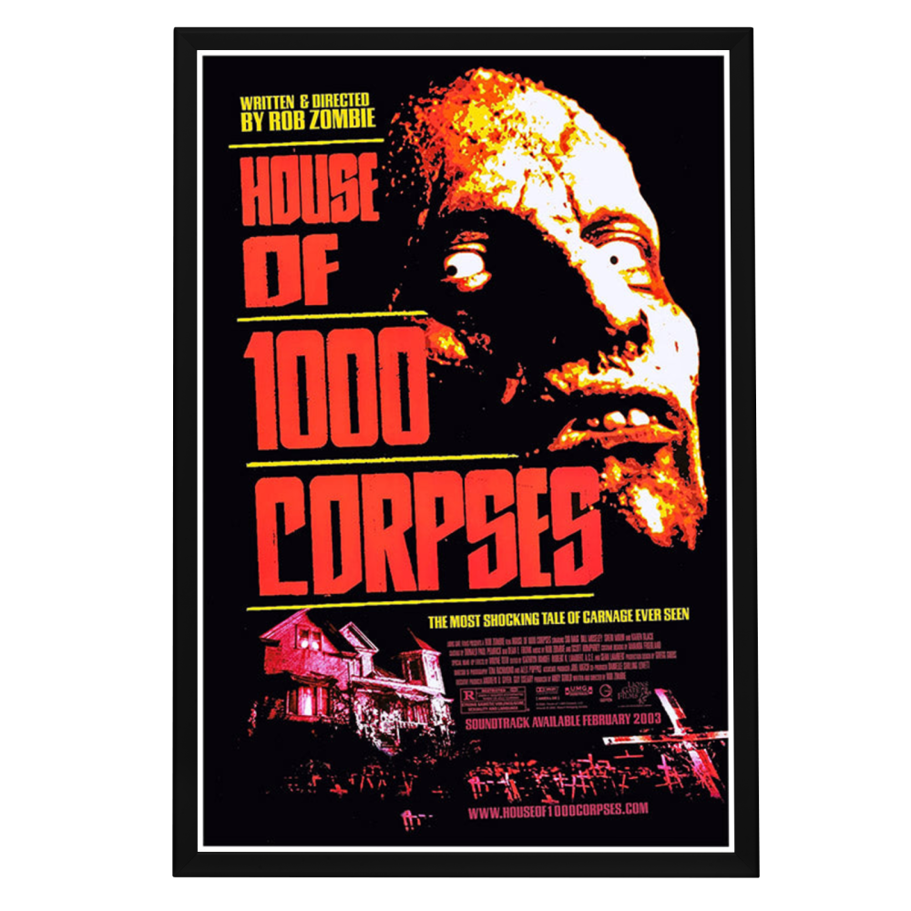 "House Of 1000 Corpses" (2003) Framed Movie Poster