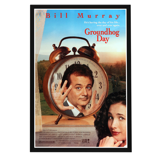 "Groundhog Day" (1993) Framed Movie Poster