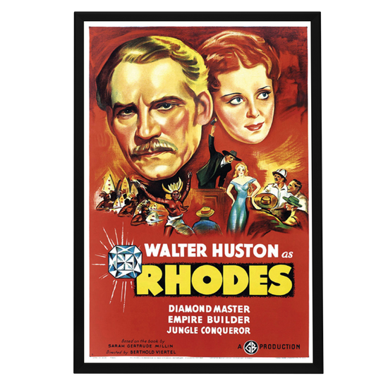 "Rhodes Of Africa" (1936) Framed Movie Poster