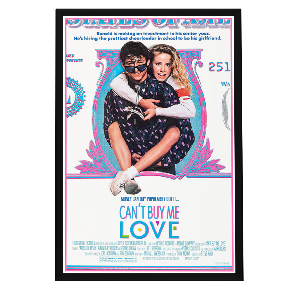 "Can't Buy Me Love" (1987) Framed Movie Poster