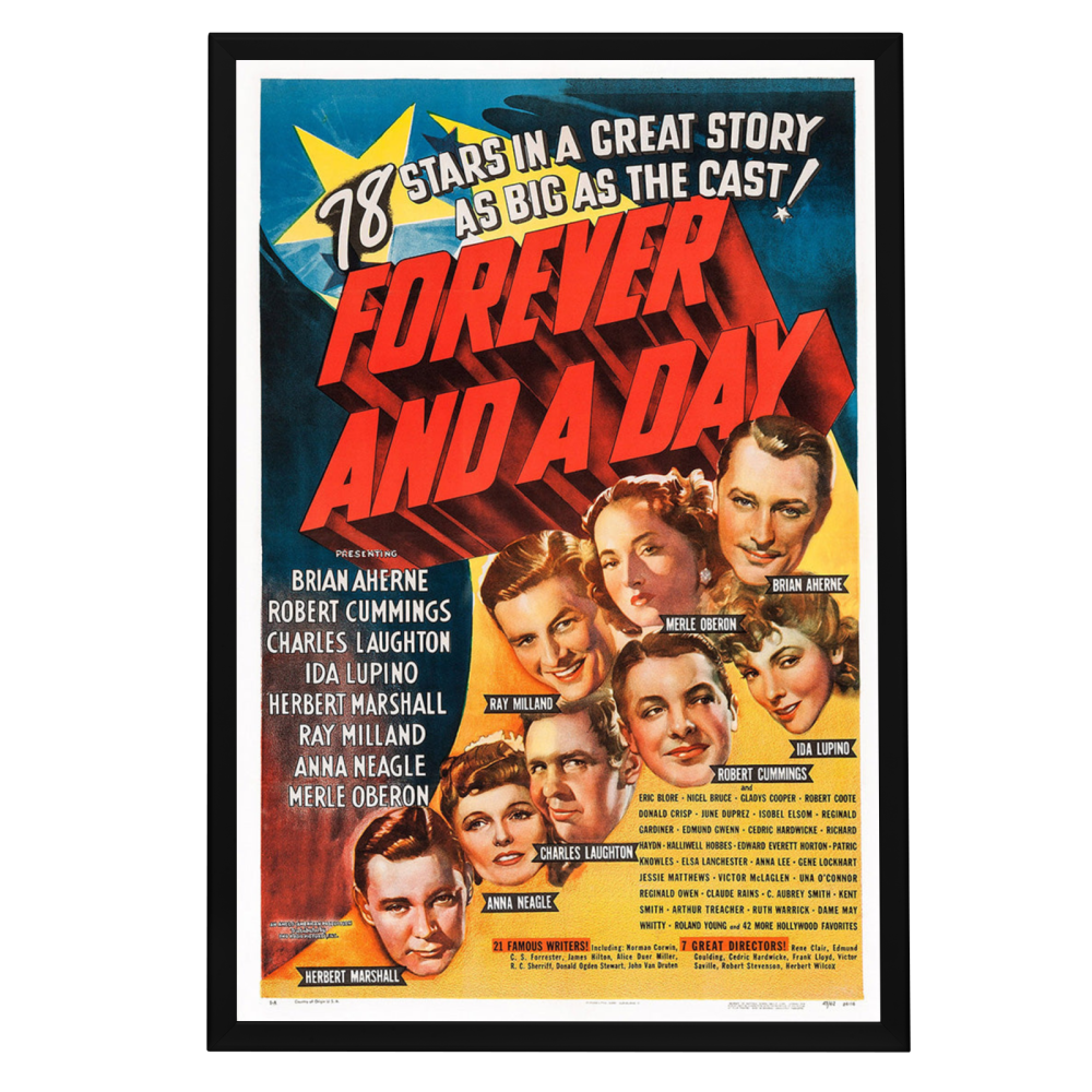 "Forever And A Day" (1943) Framed Movie Poster