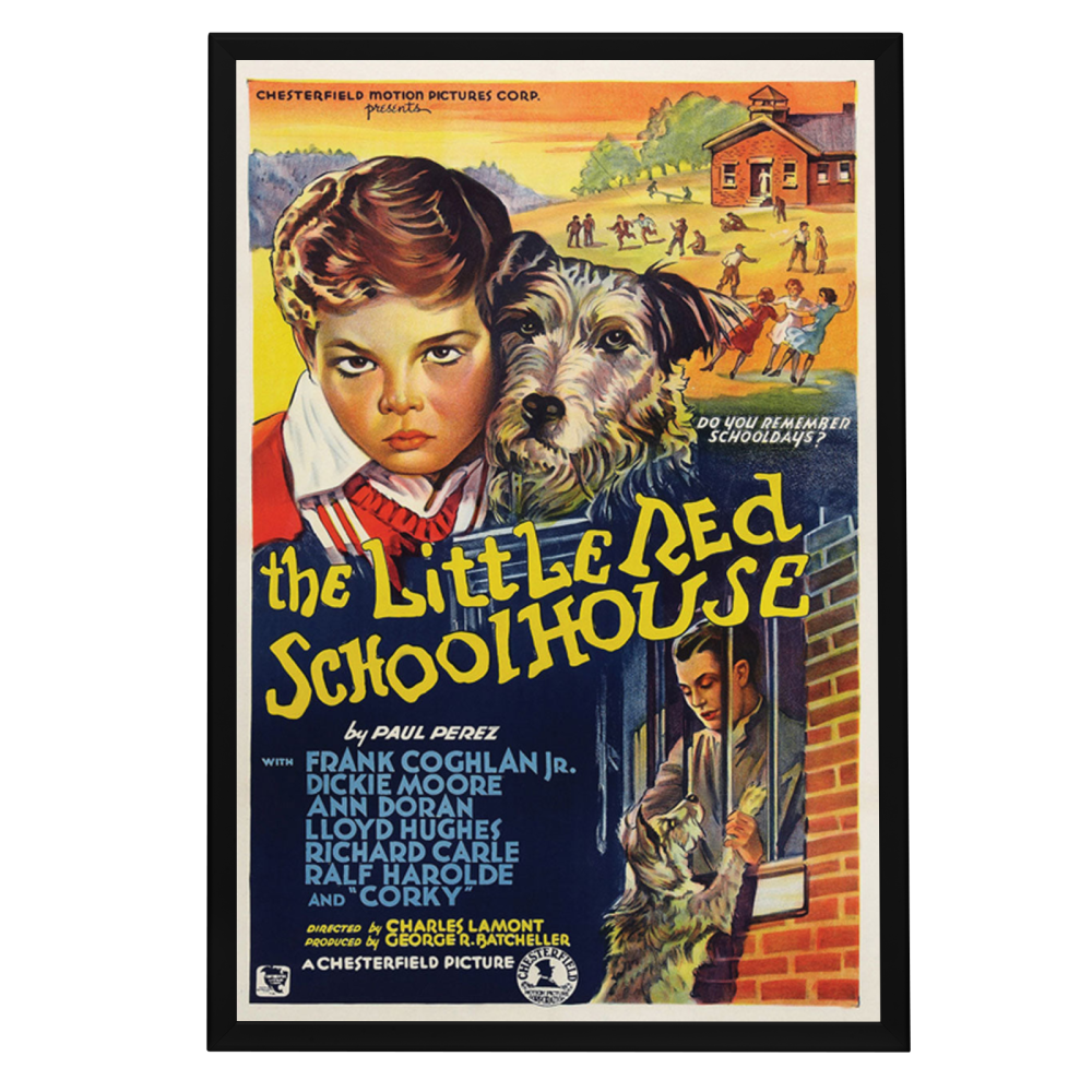 "Little Red Schoolhouse" (1936) Framed Movie Poster