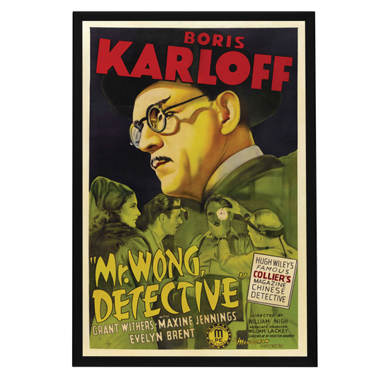 "Mr. Wong, detective" (1938) Framed Movie Poster