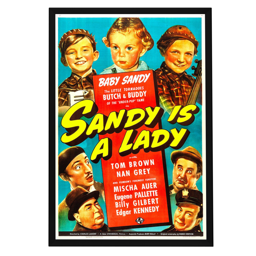 "Sandy Is A Lady" (1940) Framed Movie Poster