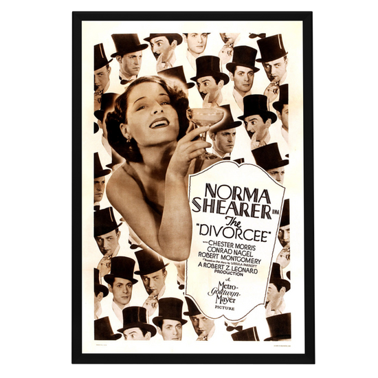 "Divorcee" (1930) Framed Movie Poster