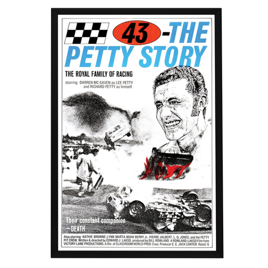 "43: The Richard Petty Story" (1974) Framed Movie Poster