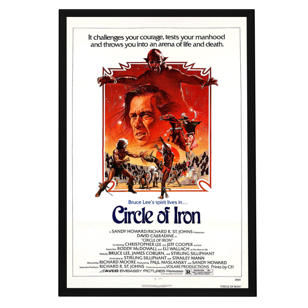 "Circle Of Iron" (1979) Framed Movie Poster