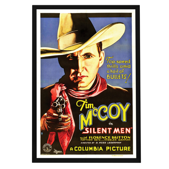 "Silent Men" (1933) Framed Movie Poster