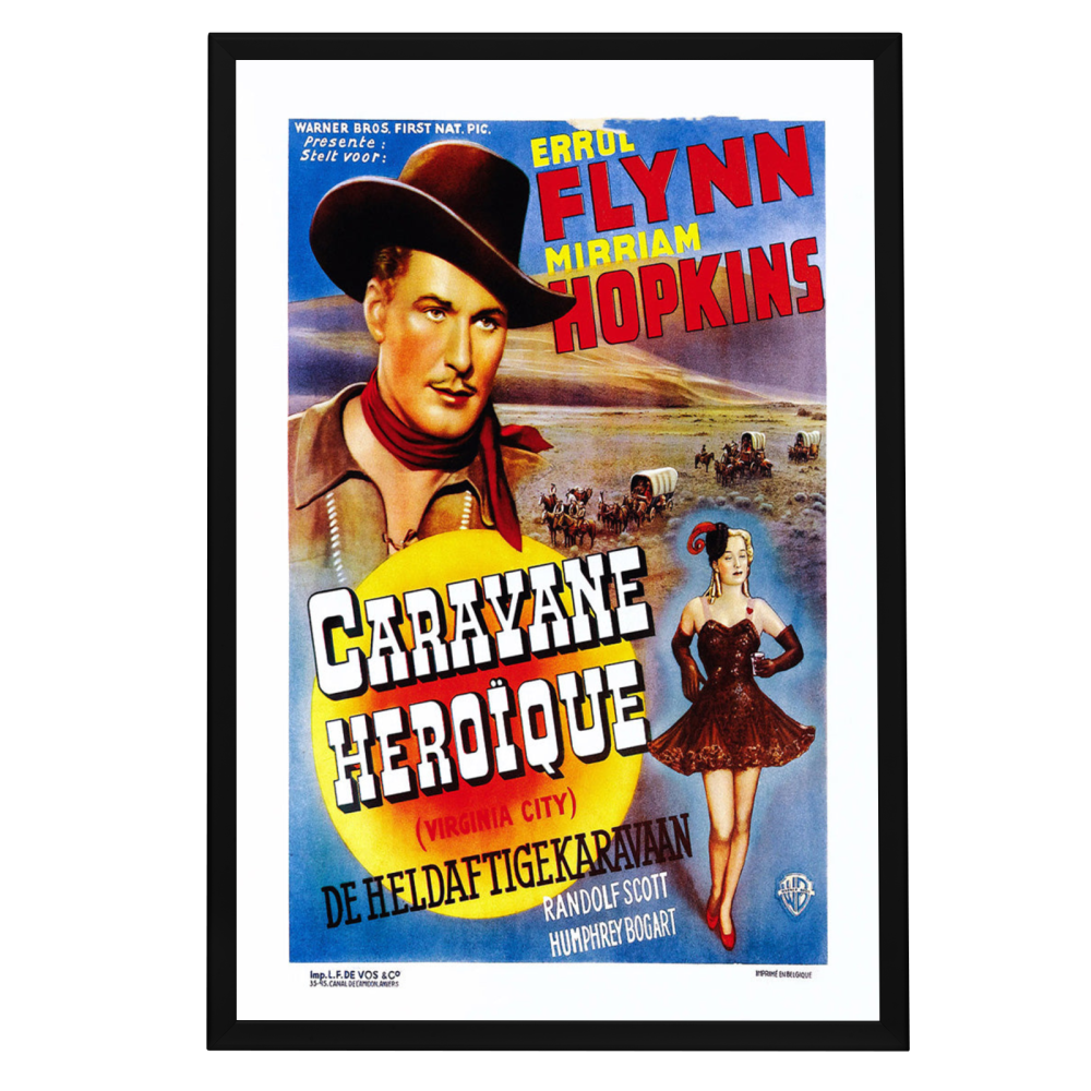 "Virginia City" (1951) Framed Movie Poster
