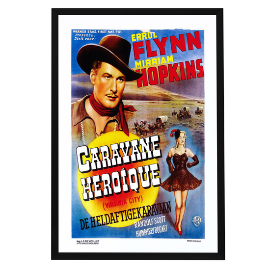 "Virginia City" (1951) Framed Movie Poster
