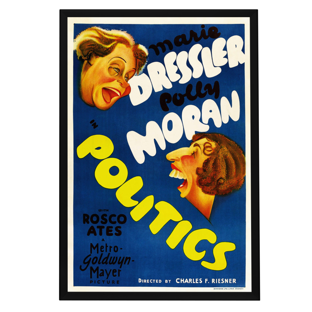 "Politics" (1931) Framed Movie Poster