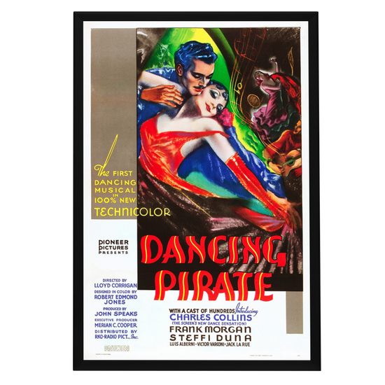 "Dancing Pirate" (1936) Framed Movie Poster