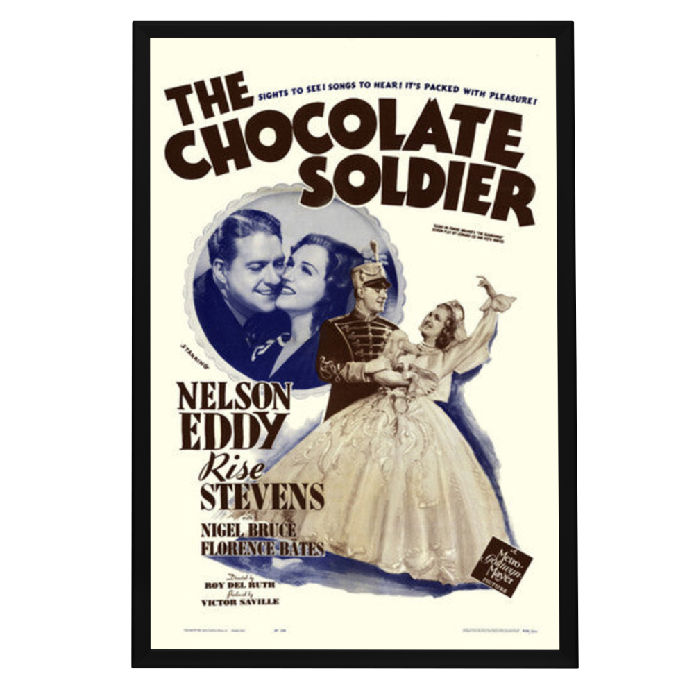 "Chocolate Soldier" (1941) Framed Movie Poster